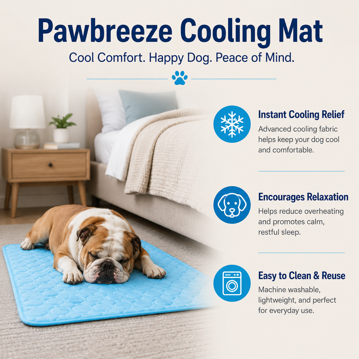 Finally. Cooling Comfort For Dogs Who Overheat Fast